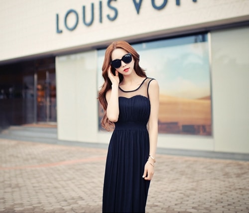 Long Dress DS3834 Black