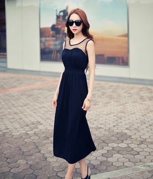 Long Dress DS3834 Black