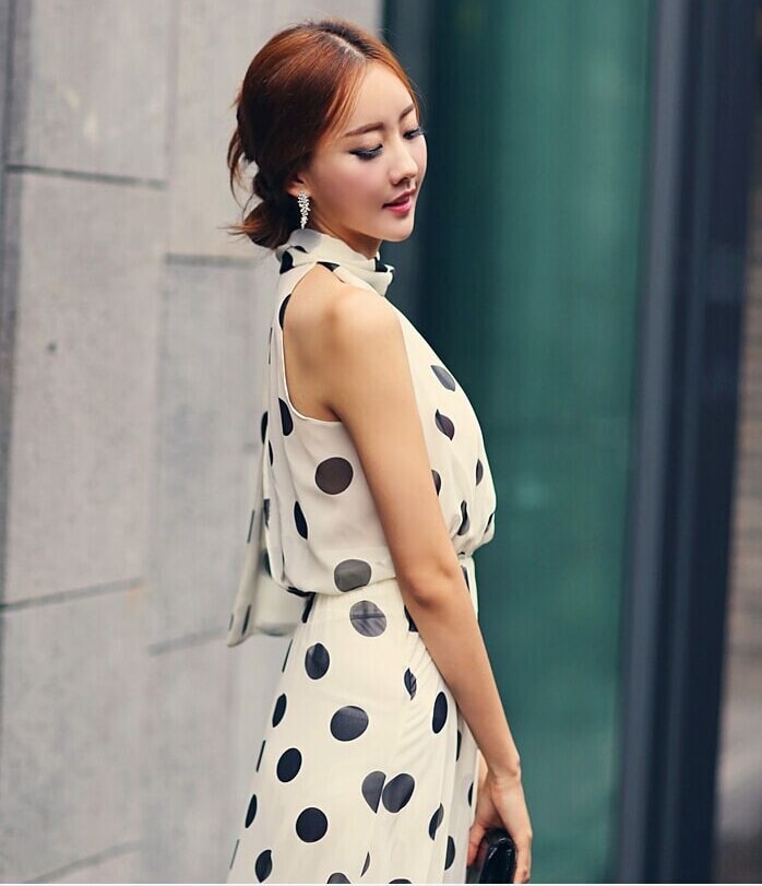 Chiffon Long Dress DS3855 White