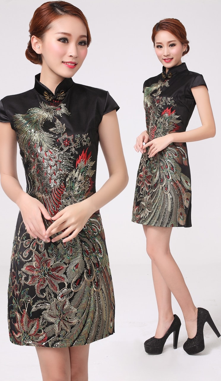 Cheongsam Dress DS3894 Black