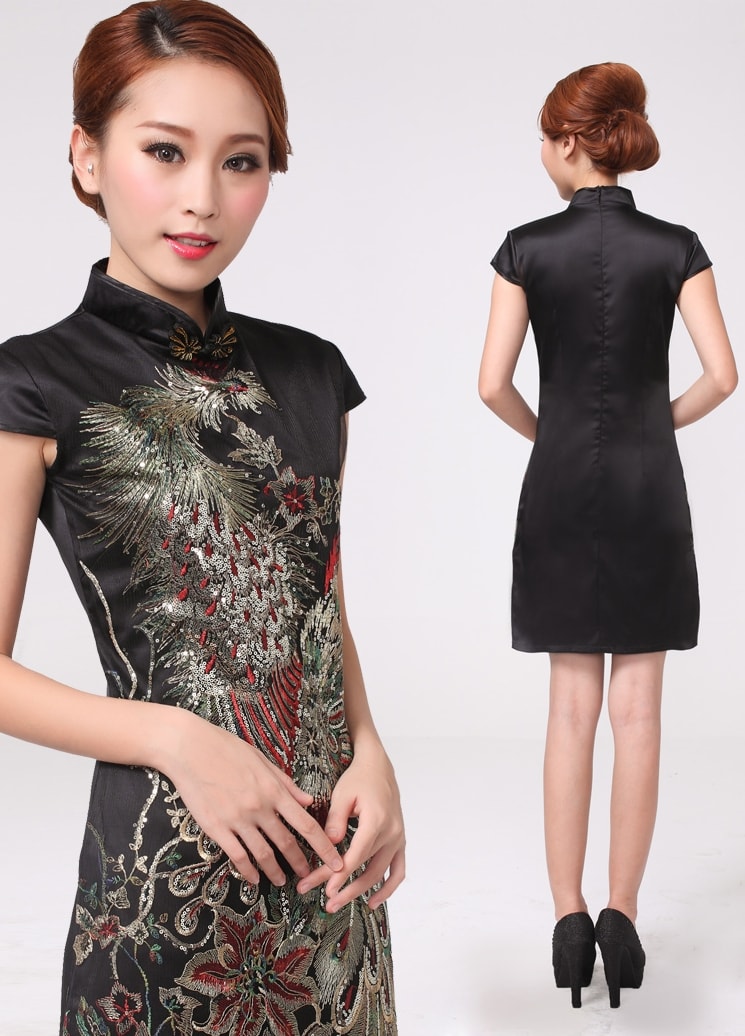 Cheongsam Dress DS3894 Black