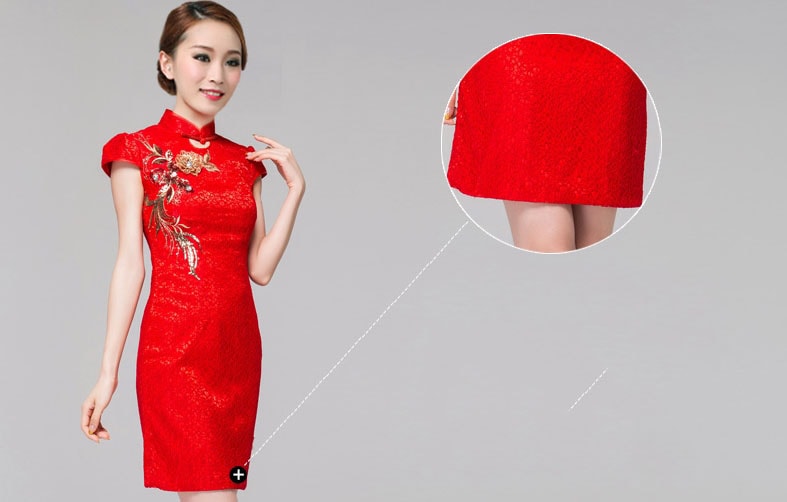 Cheongsam Dress DS3895 Red