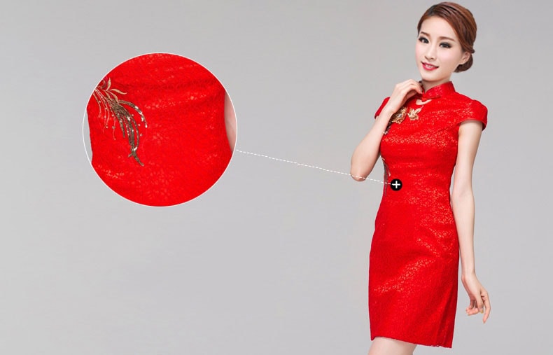 Cheongsam Dress DS3895 Red