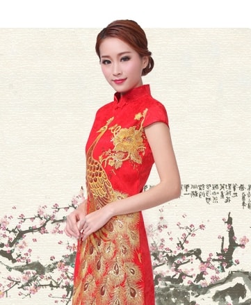 Cheongsam Dress DS3896 Red