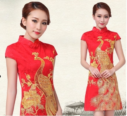 Cheongsam Dress DS3896 Red