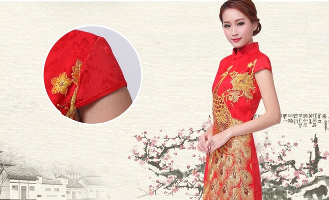 Cheongsam Dress DS3896 Red