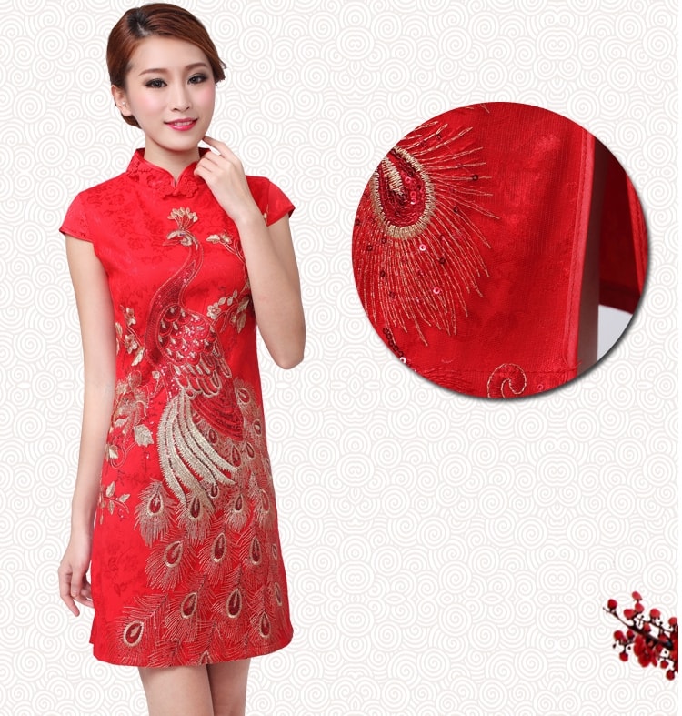 Cheongsam Dress DS3897 Red