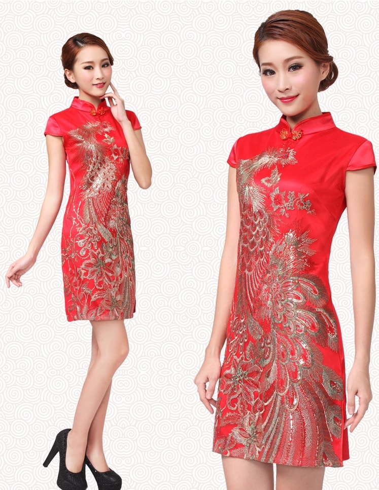 Cheongsam Dress DS3901 Red