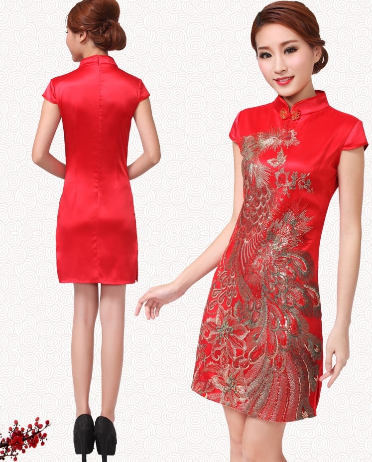 Cheongsam Dress DS3901 Red