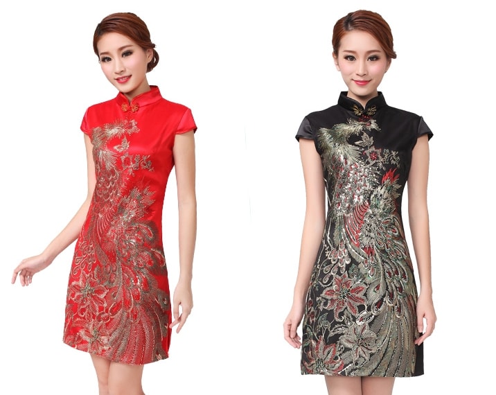 Cheongsam Dress DS3901 Red