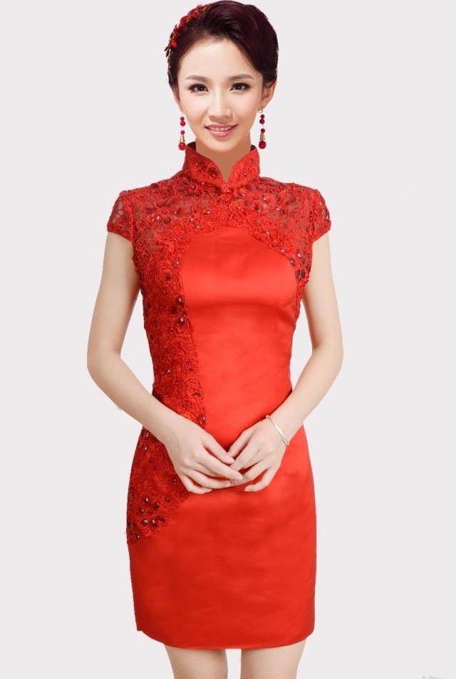 Cheongsam Dress DS3903 Red