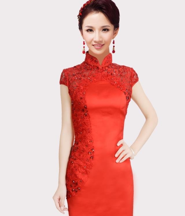 Cheongsam Dress DS3903 Red