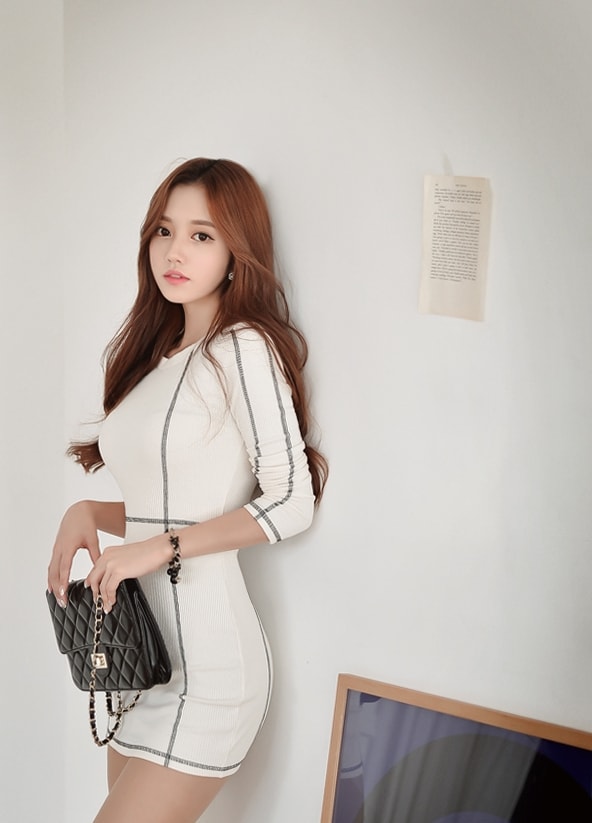 Dress DS3912 White