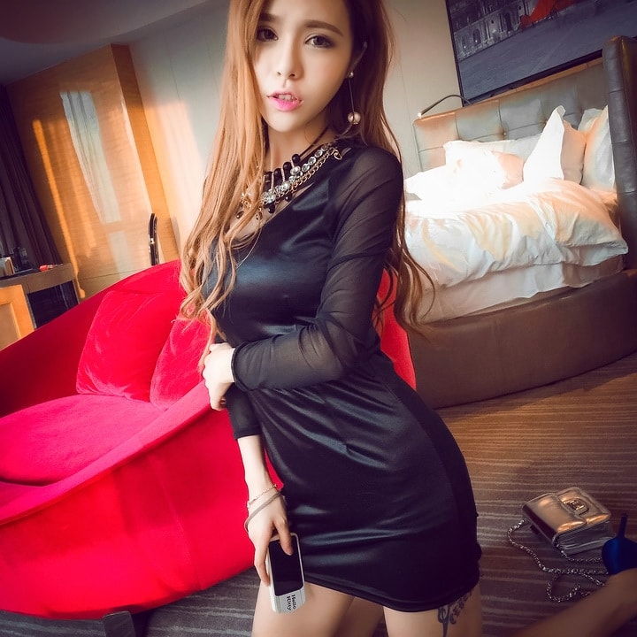 Mini Dress DS3930 Black