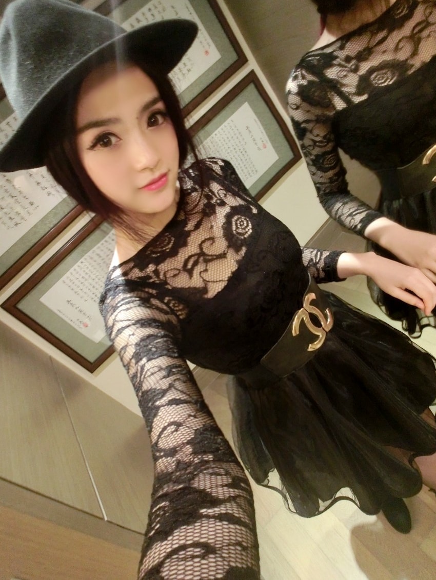 Lace Dress DS3952 Black