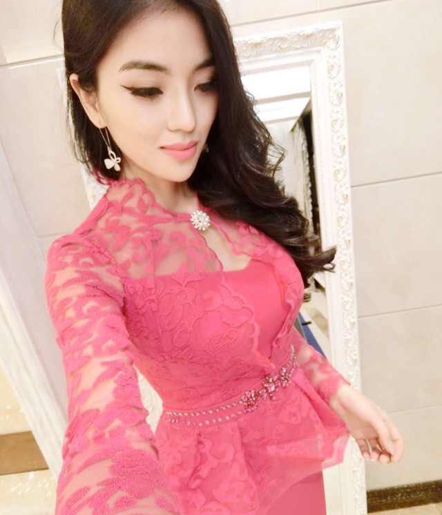 Organza Dress DS3967 Pink