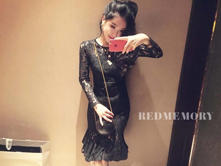 Lace Dress DS4003 Black