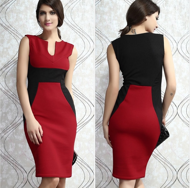 Dress DS4011 Red