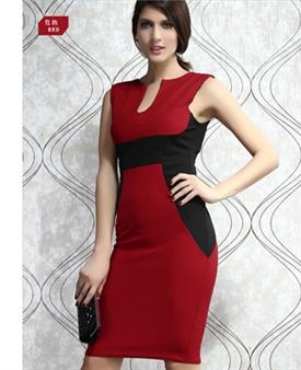 Dress DS4011 Red