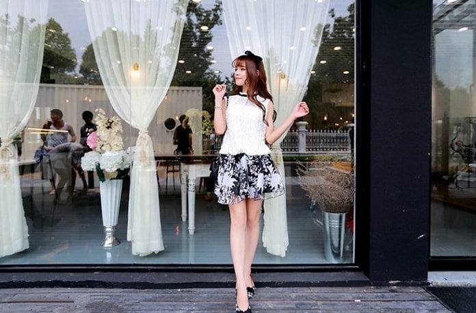 Organza Dress DS4012 White