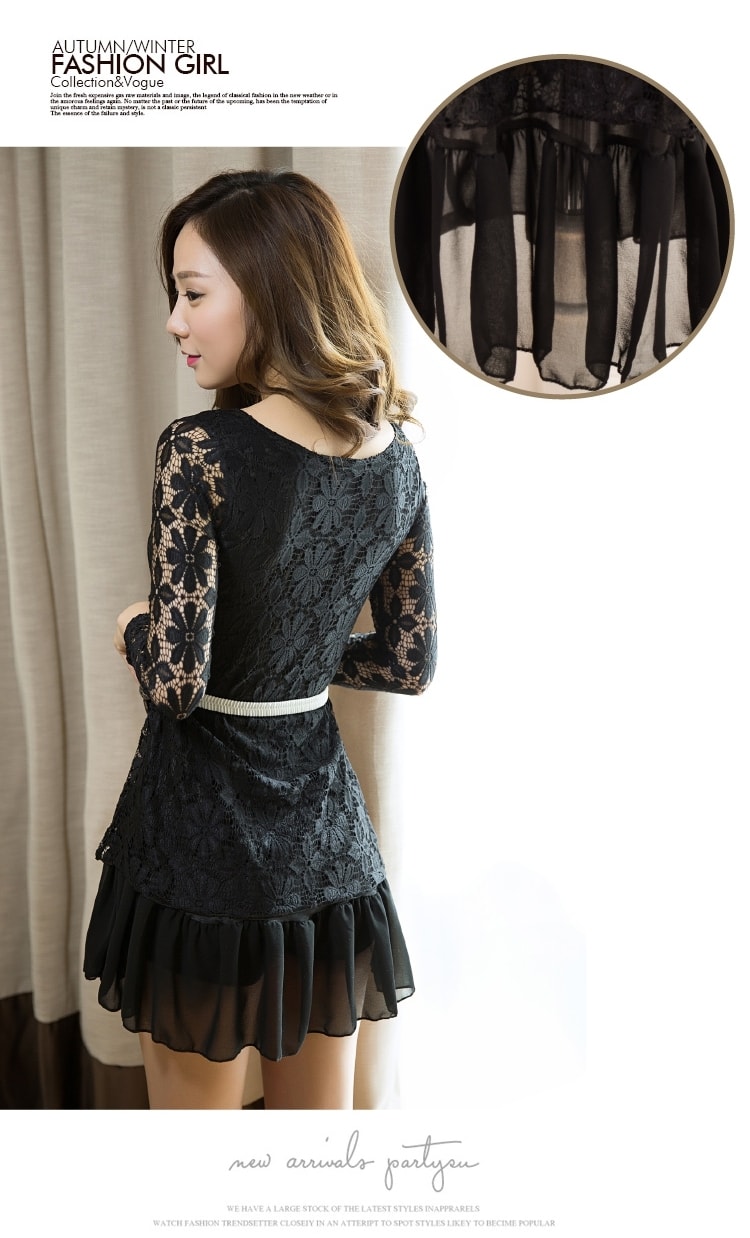 Lace Dress DS4024 Black