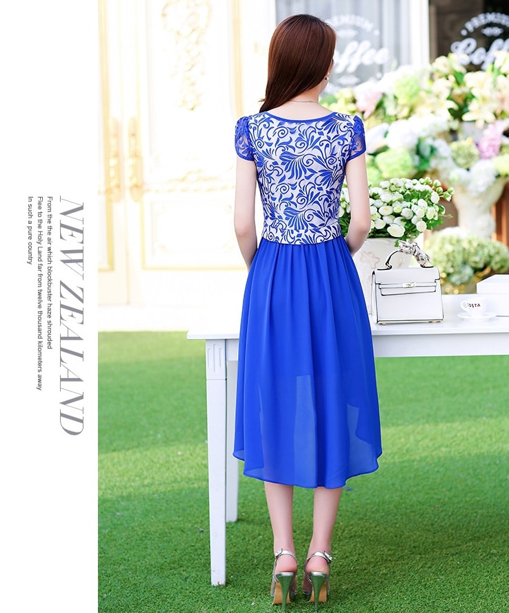 Dovetail Dress DS4056 Blue