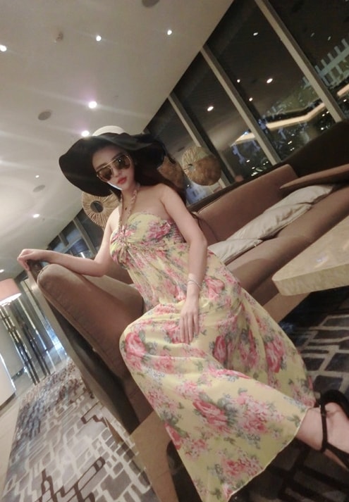 Bohemian Long Dress DS4070 Yellow