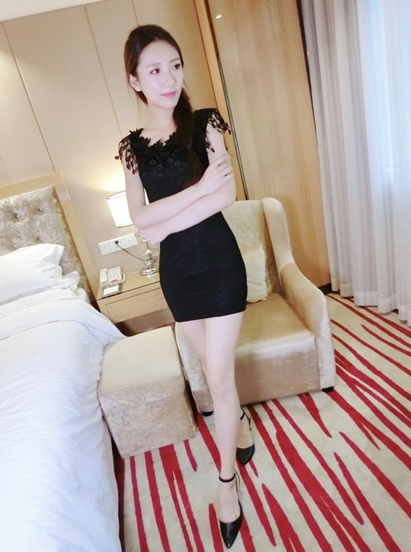 Lace Dress DS4074 Black