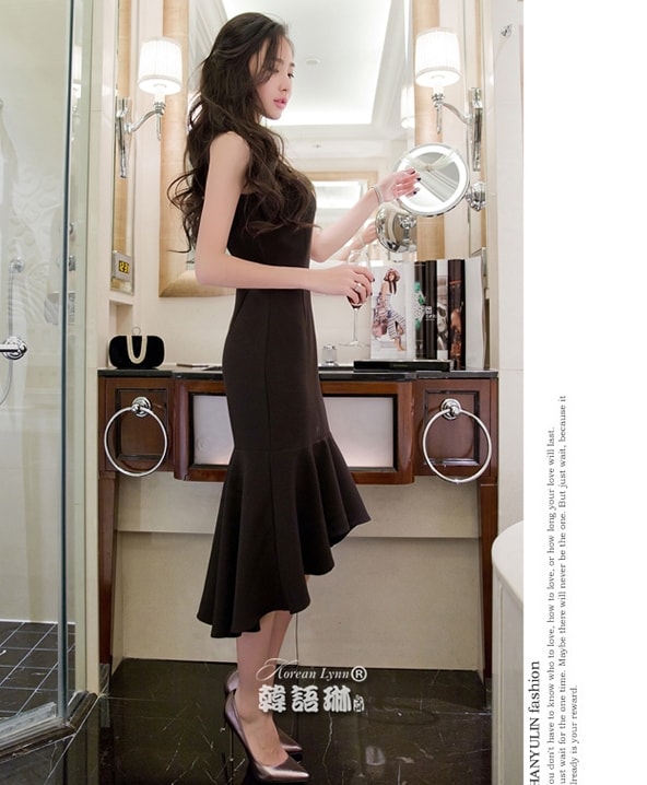 Elegant Dress DS4082 Black