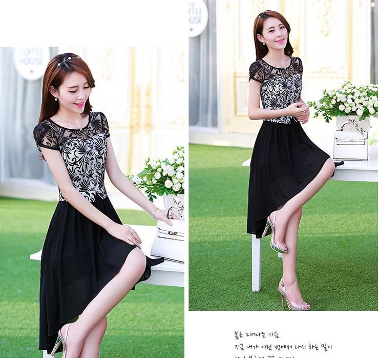 Dovetail Dress DS4093 Black