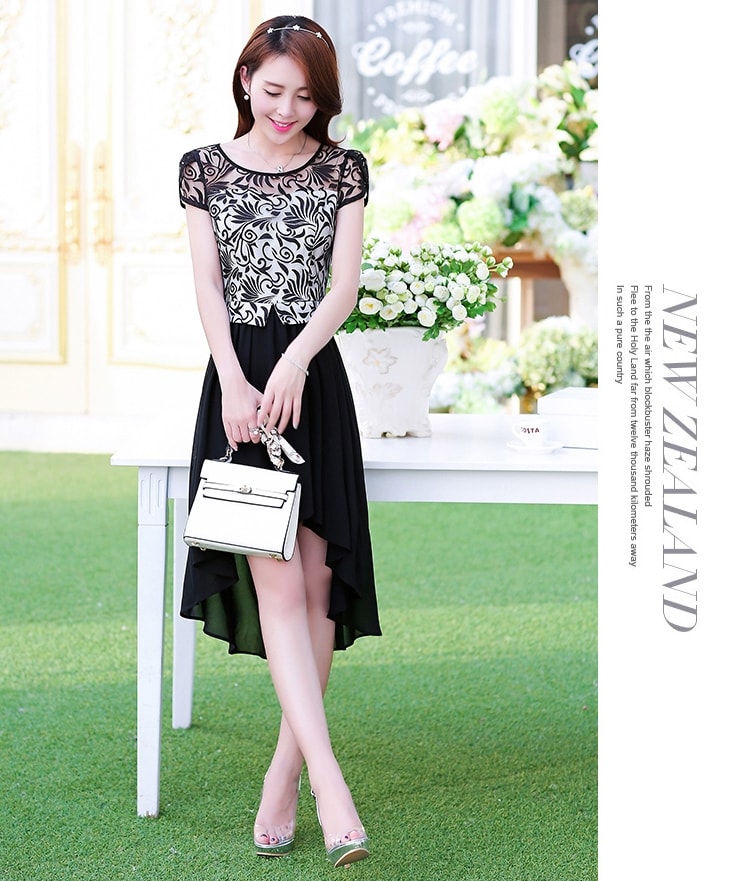 Dovetail Dress DS4093 Black