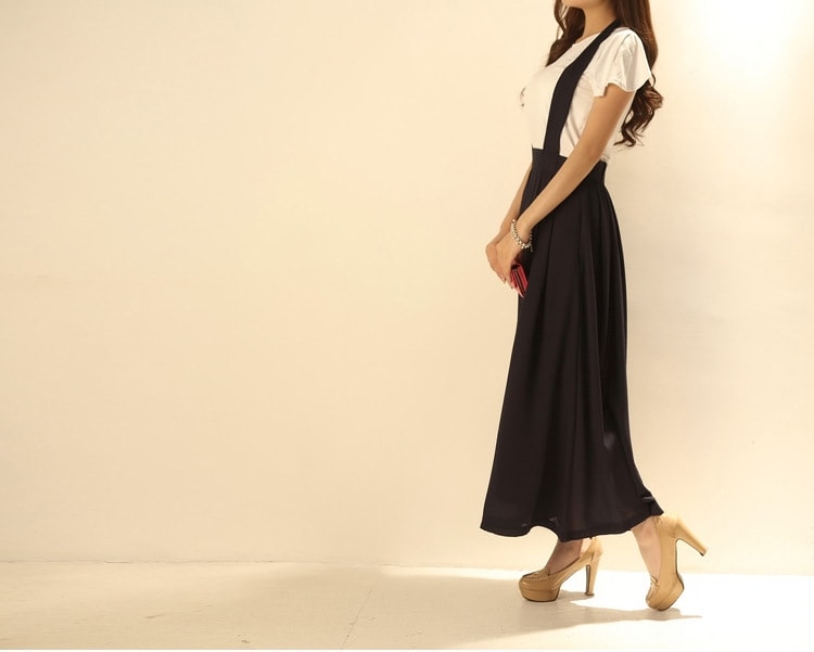 Casual Dress Korea DS4138 Navy Blue