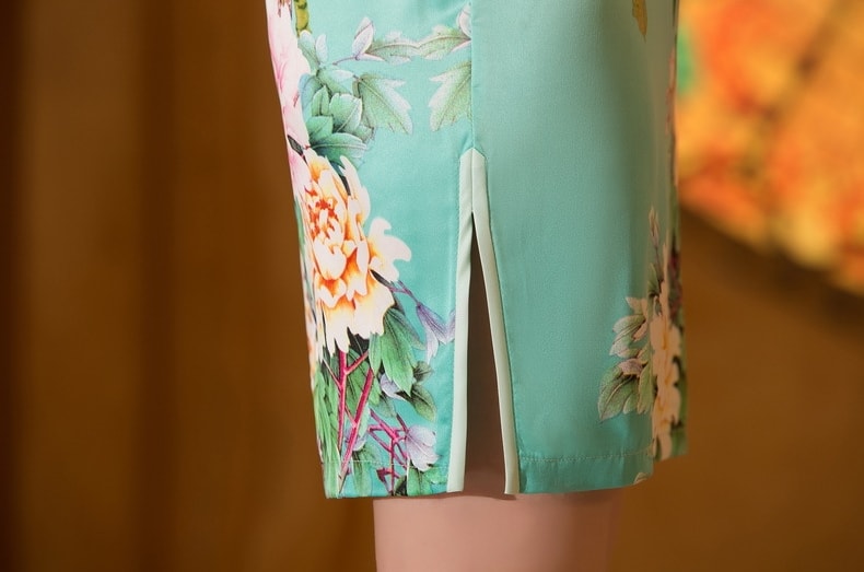 Vintage Cheongsam Import DS4157 Green