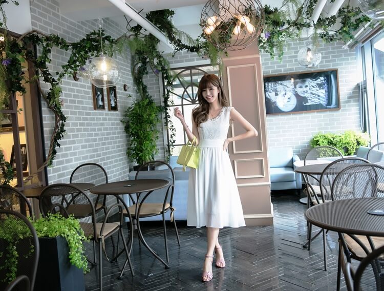 Elegant Fairy Long Dress Import DS4209 White