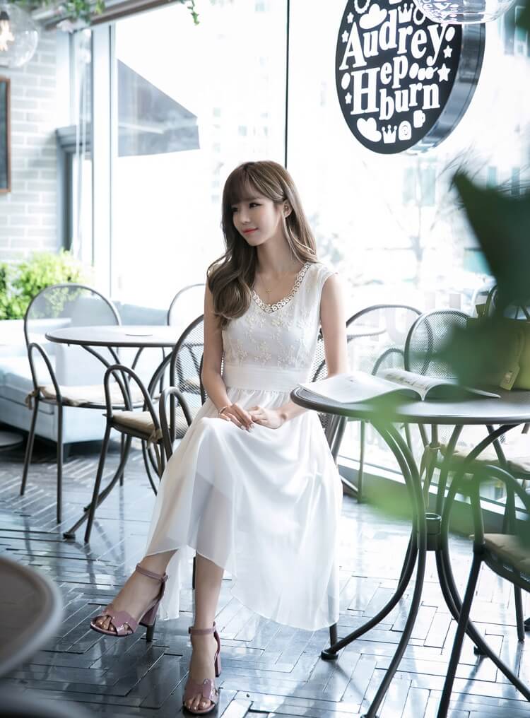 Elegant Fairy Long Dress Import DS4209 White