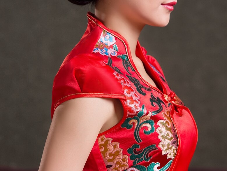 Modern Cheongsam Import DS4226 Red