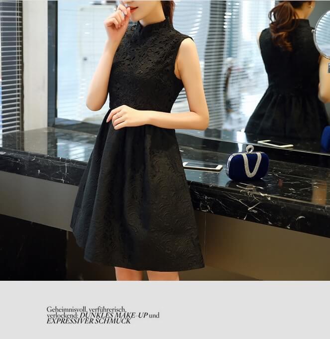 Modern Fashion Cheongsam DS4274 Black