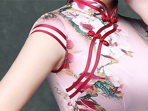 Retro Elegant Cheongsam Import DS4302 Pink