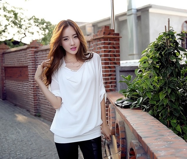 Set Blouse ET306 White