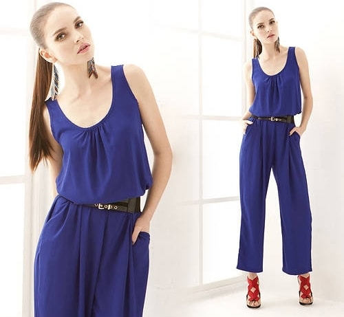 Jumpsuit ET331 Blue