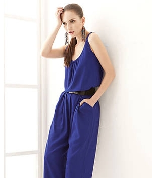 Jumpsuit ET331 Blue