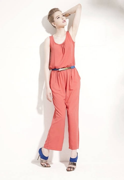 Jumpsuit ET332 Orange