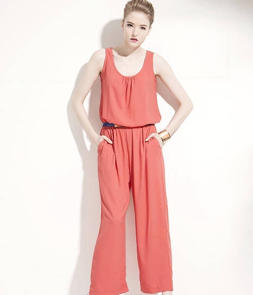 Jumpsuit ET332 Orange