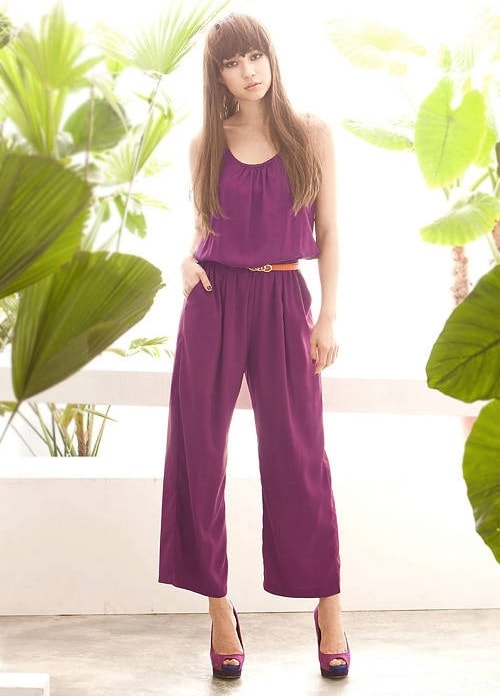 Jumpsuit ET334 Purple