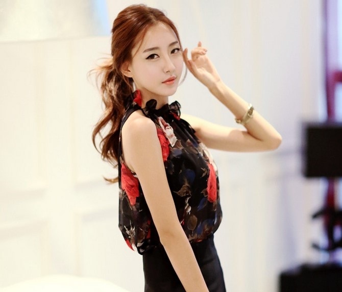 Set Korea Dress ET349 Black