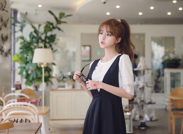 Casual Jumpsuit Set Import ET366 Black