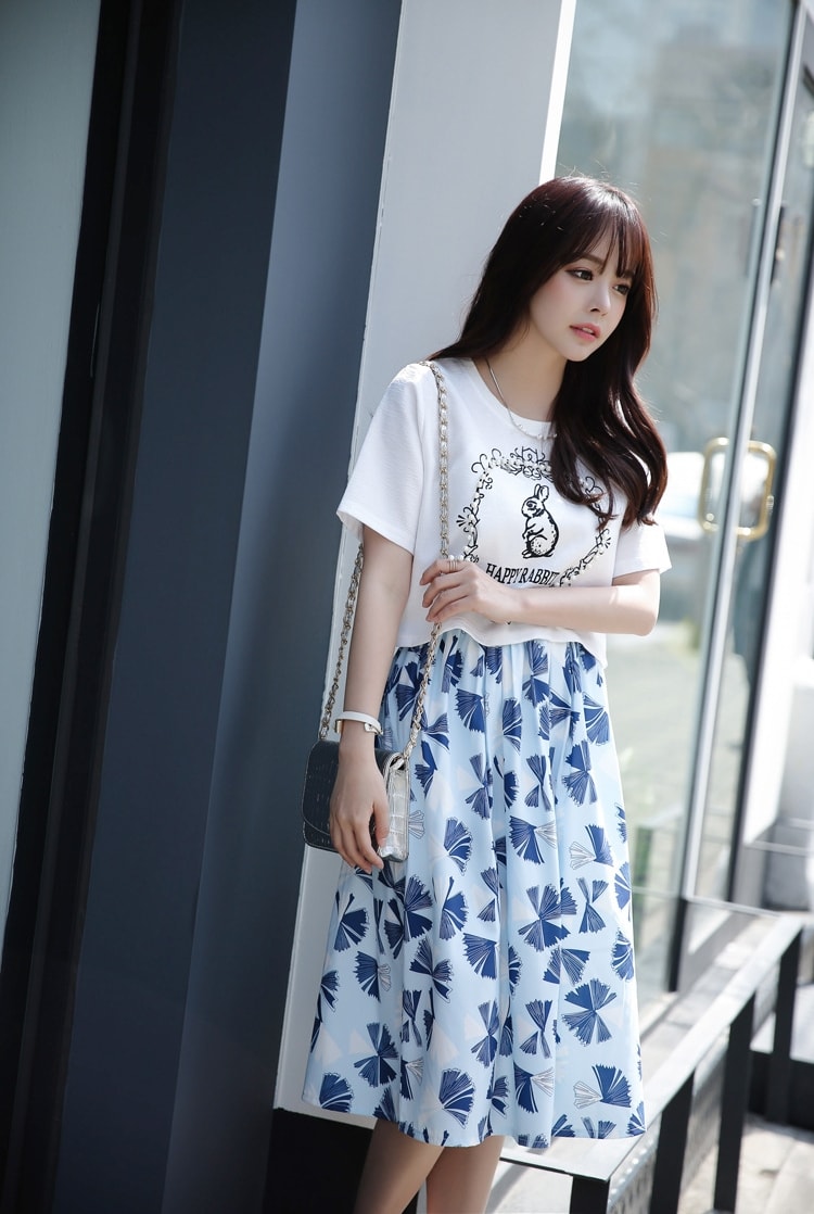 Set Maxi Long Dress Import ET367 Blue