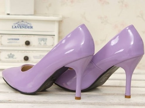 Violet korean High Heel Shoes