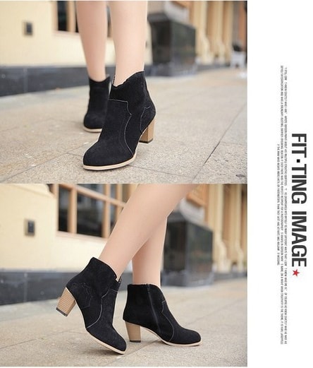 Black Casual Martin Boots