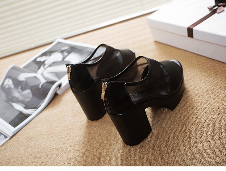 Black Korean High Heel Import